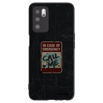 Picasee OPPO A16 Hülle - Schwarzes Silikon - EMERGENCY