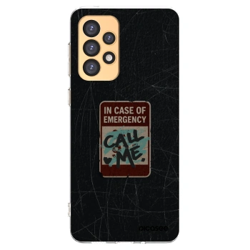 Picasee Samsung Galaxy A33 5G A336 Hülle - Transparentes Silikon - EMERGENCY