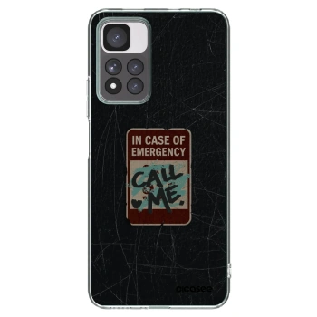 Picasee Xiaomi Redmi Note 11 Pro+ 5G Hülle - Transparentes Silikon - EMERGENCY