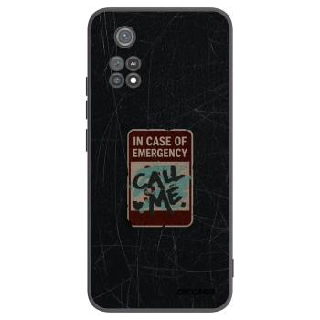 Picasee Xiaomi Poco M4 Pro Hülle - Schwarzes Silikon - EMERGENCY