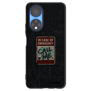 Picasee Honor X7 Hülle - Schwarzes Silikon - EMERGENCY