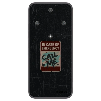 Picasee Honor Magic5 Lite 5G Hülle - Schwarzes Silikon - EMERGENCY