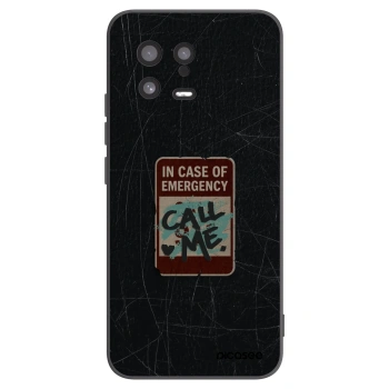 Picasee Xiaomi 13 Hülle - Schwarzes Silikon - EMERGENCY