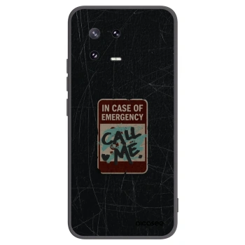 Picasee Xiaomi 13 Pro Hülle - Schwarzes Silikon - EMERGENCY