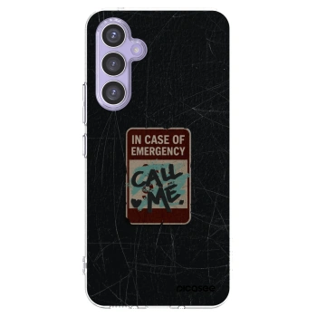 Picasee Samsung Galaxy A54 5G A546B Hülle - Transparentes Silikon - EMERGENCY