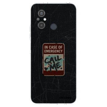 Picasee Xiaomi Redmi 12C Hülle - Transparentes Silikon - EMERGENCY