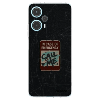 Picasee Xiaomi Poco F5 Hülle - Transparentes Silikon - EMERGENCY