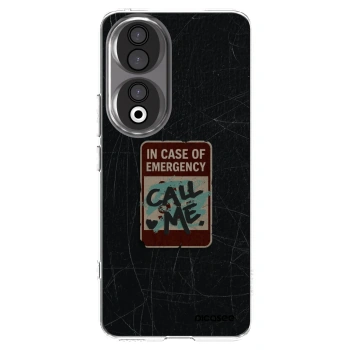 Picasee Honor 90 5G Hülle - Transparentes Silikon - EMERGENCY