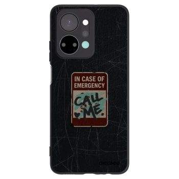 Picasee Honor X7a Hülle - Schwarzes Silikon - EMERGENCY