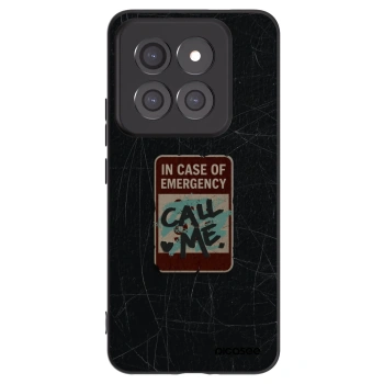 Picasee Xiaomi 14 Pro Hülle - Schwarzes Silikon - EMERGENCY