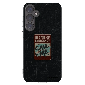 Picasee Samsung Galaxy S23 FE S711B Hülle - Transparentes Silikon - EMERGENCY