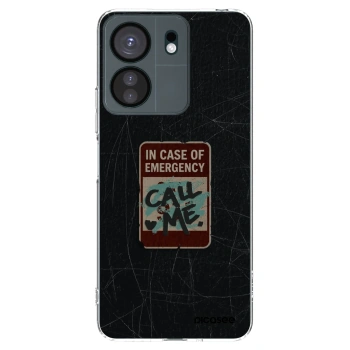 Picasee Xiaomi Redmi 13C 4G Hülle - Transparentes Silikon - EMERGENCY