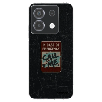 Picasee Xiaomi Poco X6 Hülle - Transparentes Silikon - EMERGENCY