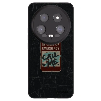 Picasee Xiaomi 14 Ultra Hülle - Schwarzes Silikon - EMERGENCY