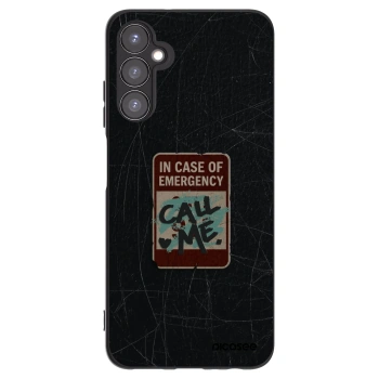 Picasee Samsung Galaxy A05s A057G Hülle - Schwarzes Silikon - EMERGENCY