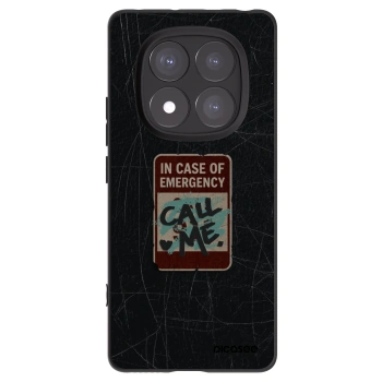 Picasee Xiaomi Redmi Note 14 Pro+ 5G Hülle - Schwarzes Silikon - EMERGENCY