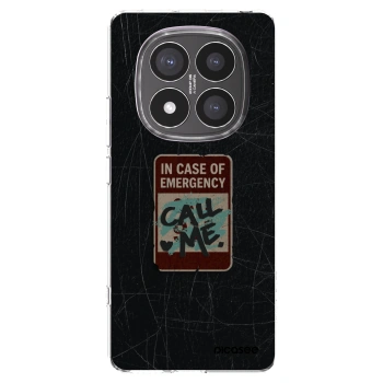 Picasee Xiaomi Redmi Note 14 Pro+ 5G Hülle - Transparentes Silikon - EMERGENCY