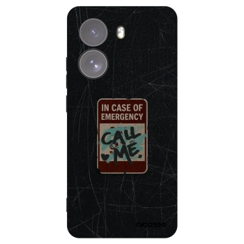 Picasee Xiaomi Poco X7 Hülle - Schwarzes Silikon - EMERGENCY