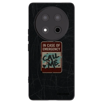 Picasee Honor Magic7 Lite 5G Hülle - Schwarzes Silikon - EMERGENCY