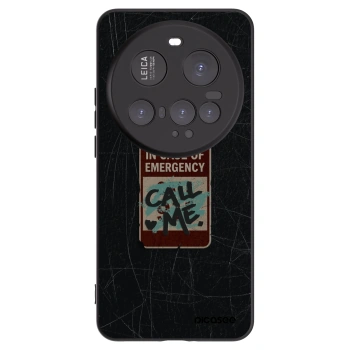 Picasee Xiaomi 15 Ultra Hülle - Schwarzes Silikon - EMERGENCY