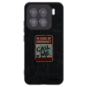 Picasee Xiaomi 15 Hülle - Schwarzes Silikon - EMERGENCY