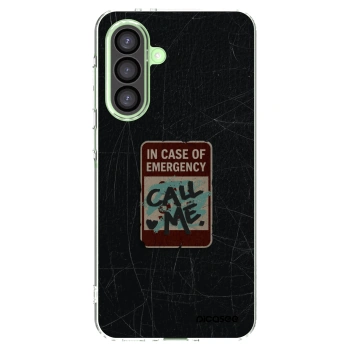 Picasee Samsung Galaxy A26 5G A266B Hülle - Transparentes Silikon - EMERGENCY
