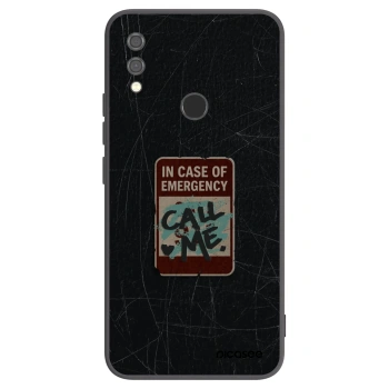 Picasee Xiaomi Redmi Note 7 Hülle - Schwarzes Silikon - EMERGENCY