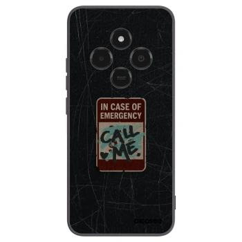 Picasee Xiaomi Poco C75 Hülle - Schwarzes Silikon - EMERGENCY