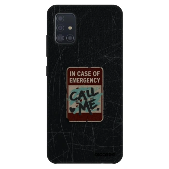 Hülle für Samsung Galaxy A51 A515F - EMERGENCY