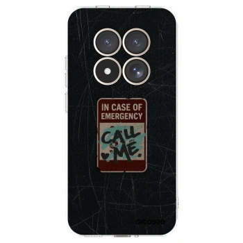 Picasee Xiaomi Redmi Note 15 Pro 4G Hülle - Transparentes Silikon - EMERGENCY