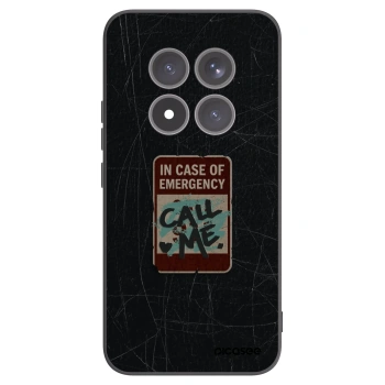 Picasee Xiaomi Redmi Note 15 Pro+ Hülle - Schwarzes Silikon - EMERGENCY