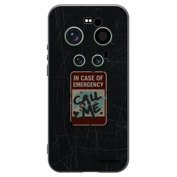 Picasee Xiaomi 17 Ultra Hülle - Schwarzes Silikon - EMERGENCY