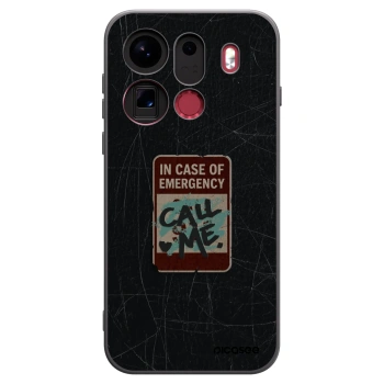 Picasee OPPO Find X9 Pro Hülle - Schwarzes Silikon - EMERGENCY