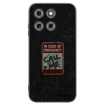 Picasee Motorola Moto G77 Hülle - Schwarzes Silikon - EMERGENCY