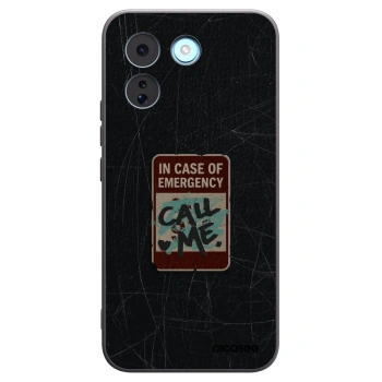 Picasee Xiaomi Redmi Note 17 Pro MAX 5G Hülle - Schwarzes Silikon - EMERGENCY