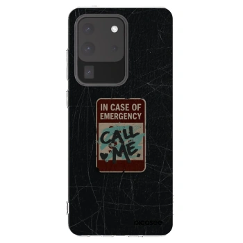 Picasee Samsung Galaxy S20 Ultra 5G G988F Hülle - Transparentes Silikon - EMERGENCY