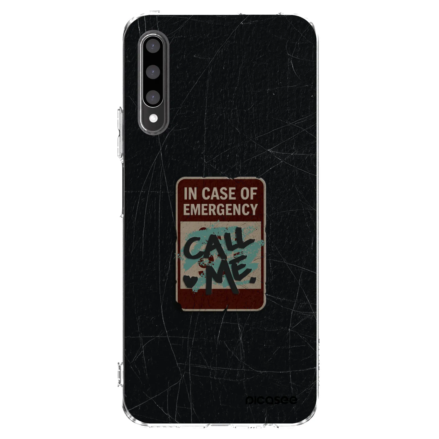 Picasee Honor 9X Pro Hülle - Transparentes Silikon - EMERGENCY