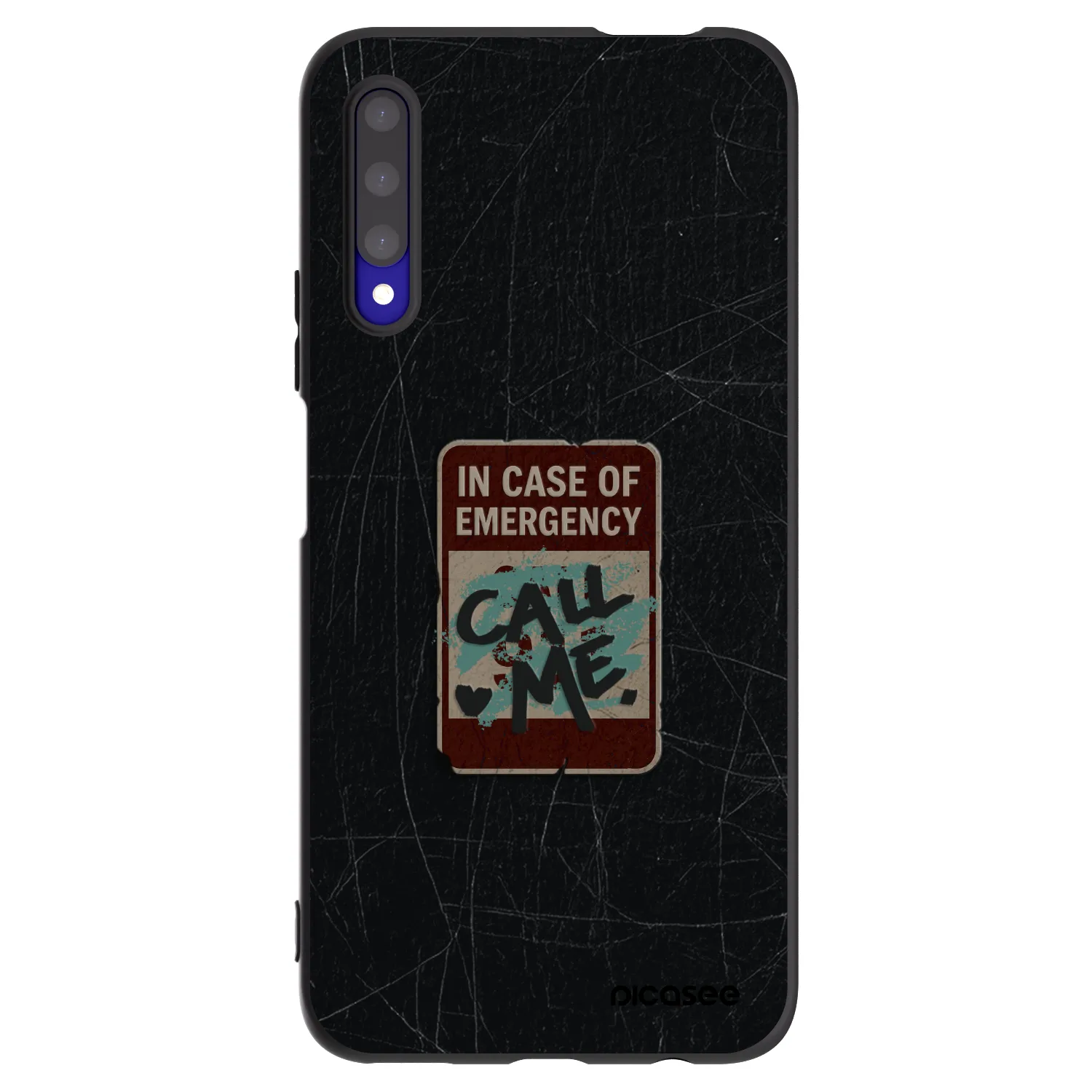 Picasee Honor 9X Pro Hülle - Schwarzes Silikon - EMERGENCY