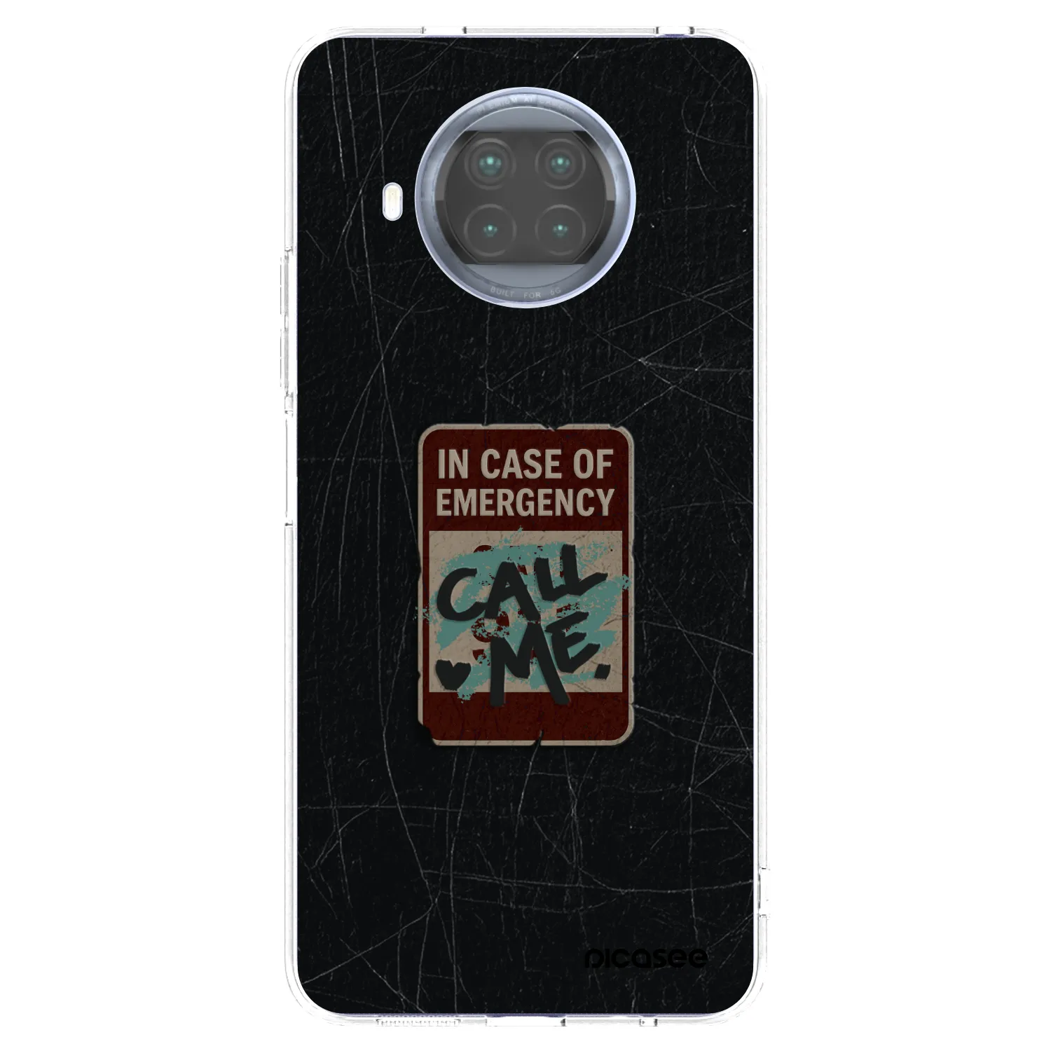 Picasee Xiaomi Mi 10T Lite Hülle - Transparentes Silikon - EMERGENCY