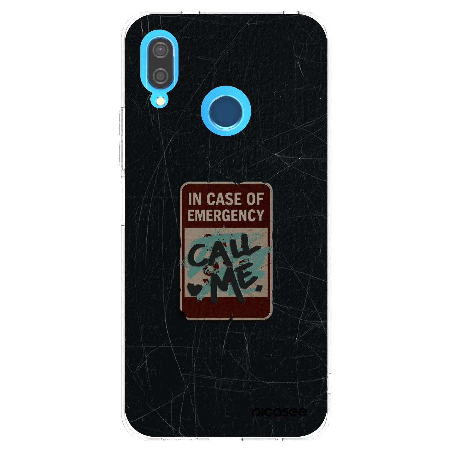 Picasee Huawei P20 Lite Hülle - Transparentes Silikon - EMERGENCY