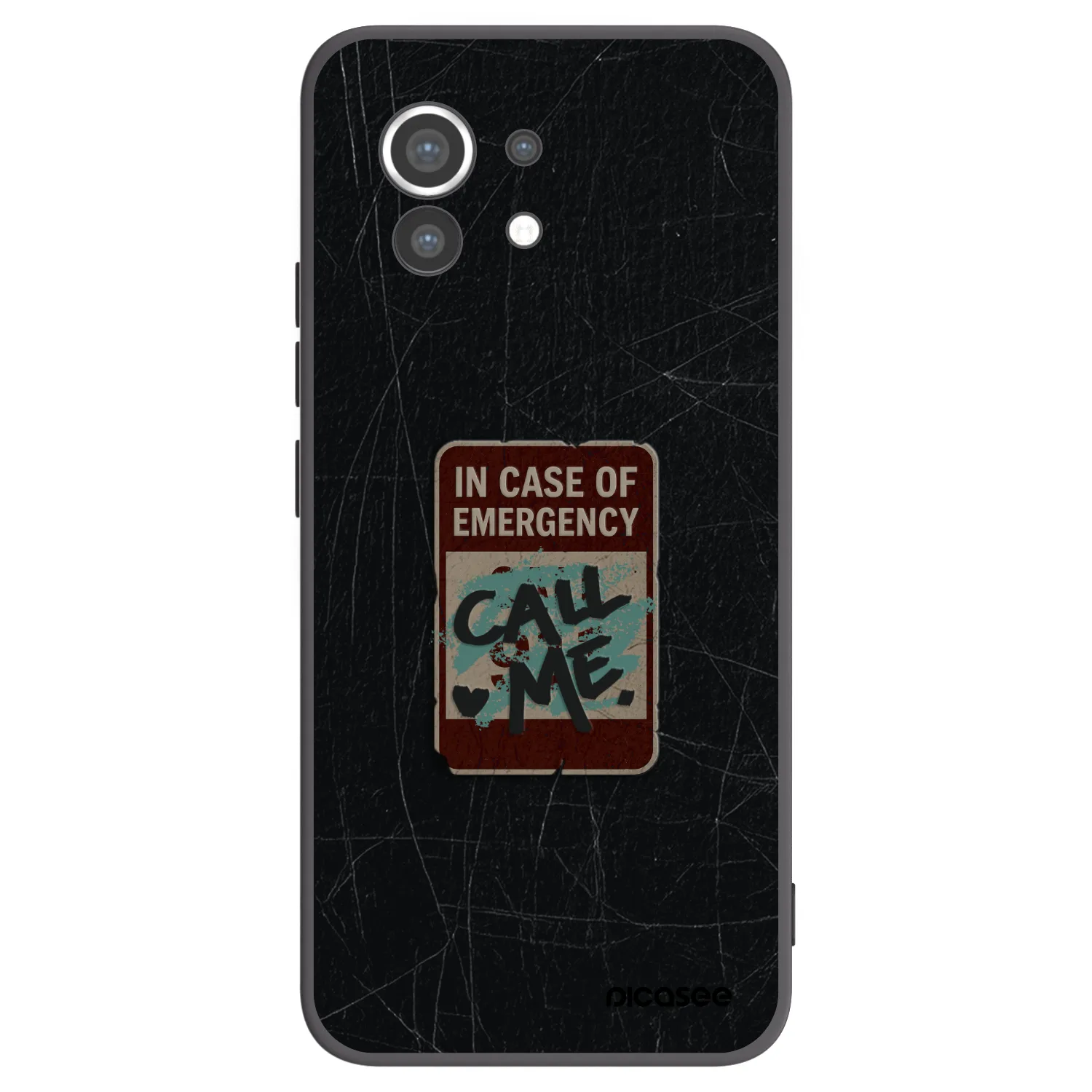 Picasee Xiaomi Mi 11 Hülle - Schwarzes Silikon - EMERGENCY