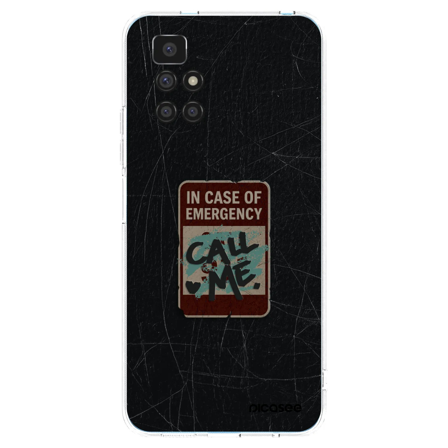 Picasee Xiaomi Redmi 10 Hülle - Transparentes Silikon - EMERGENCY
