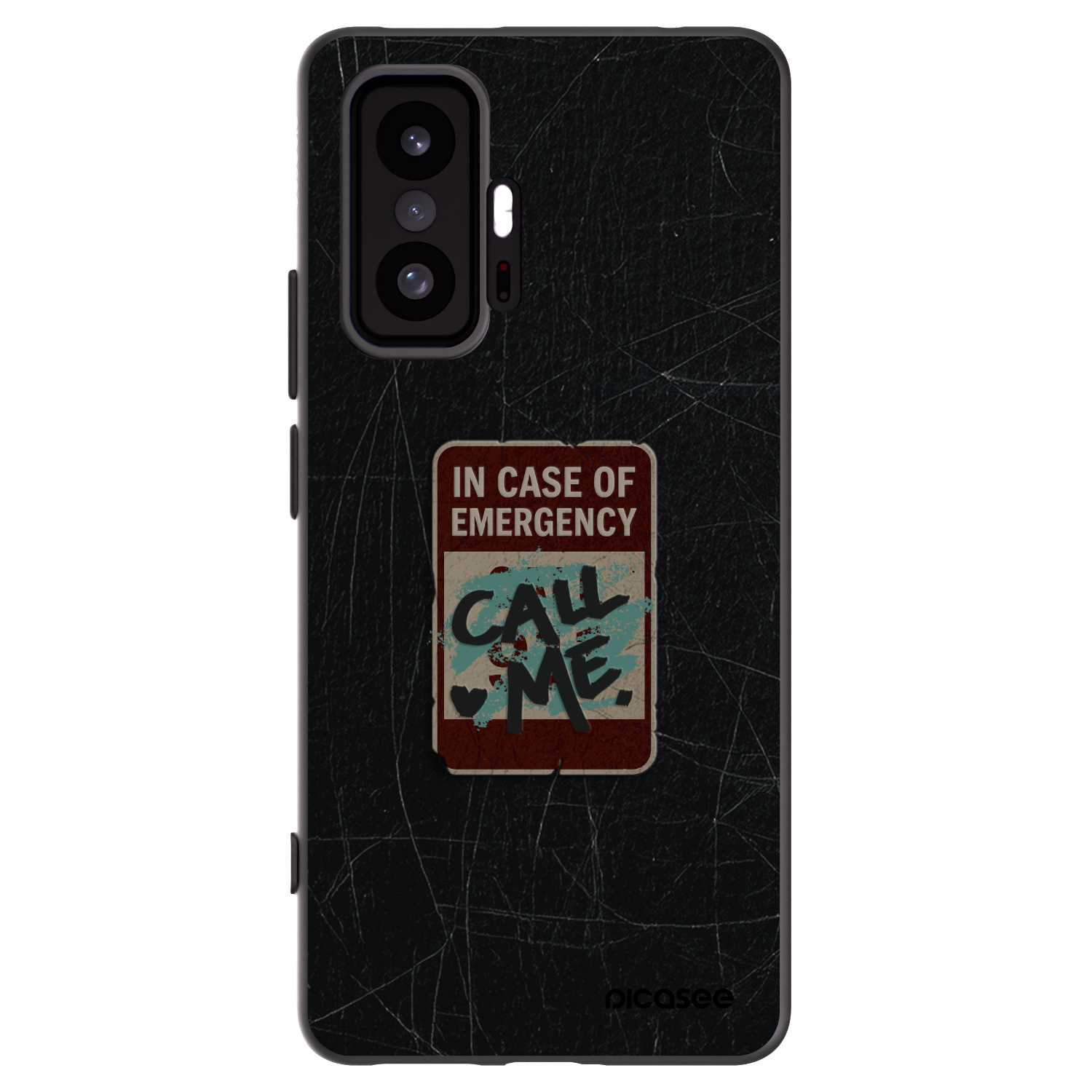 Picasee Xiaomi 11T Pro Hülle - Schwarzes Silikon - EMERGENCY