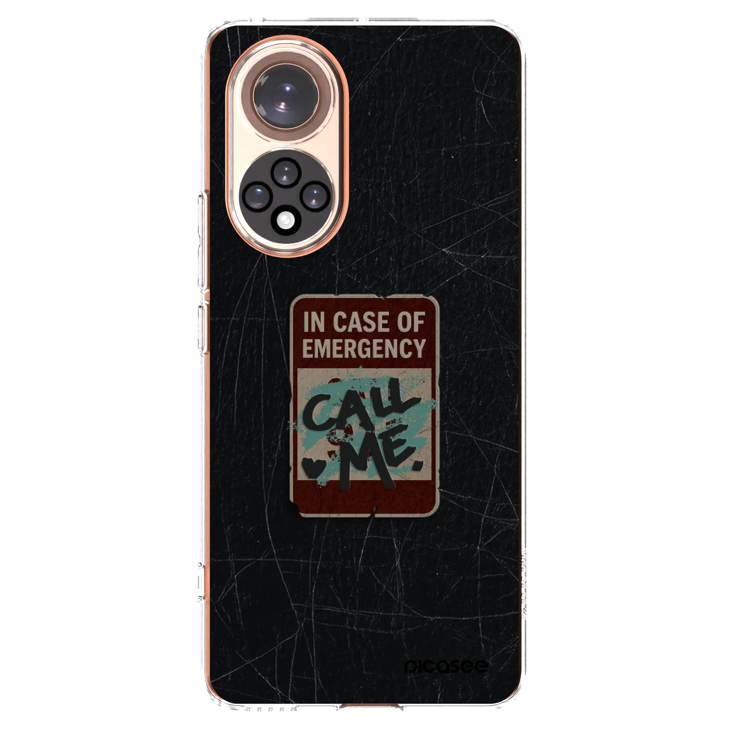 Picasee Honor 50 5G Hülle - Transparentes Silikon - EMERGENCY