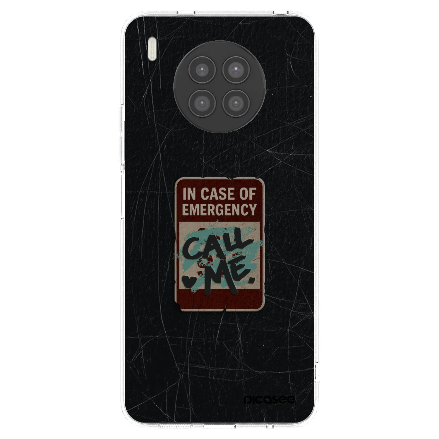 Picasee Huawei Nova 8i Hülle - Transparentes Silikon - EMERGENCY