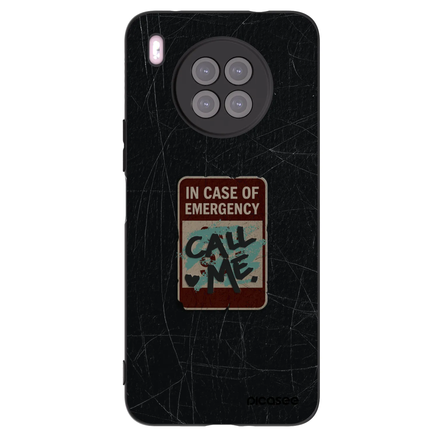 Picasee Huawei Nova 8i Hülle - Schwarzes Silikon - EMERGENCY