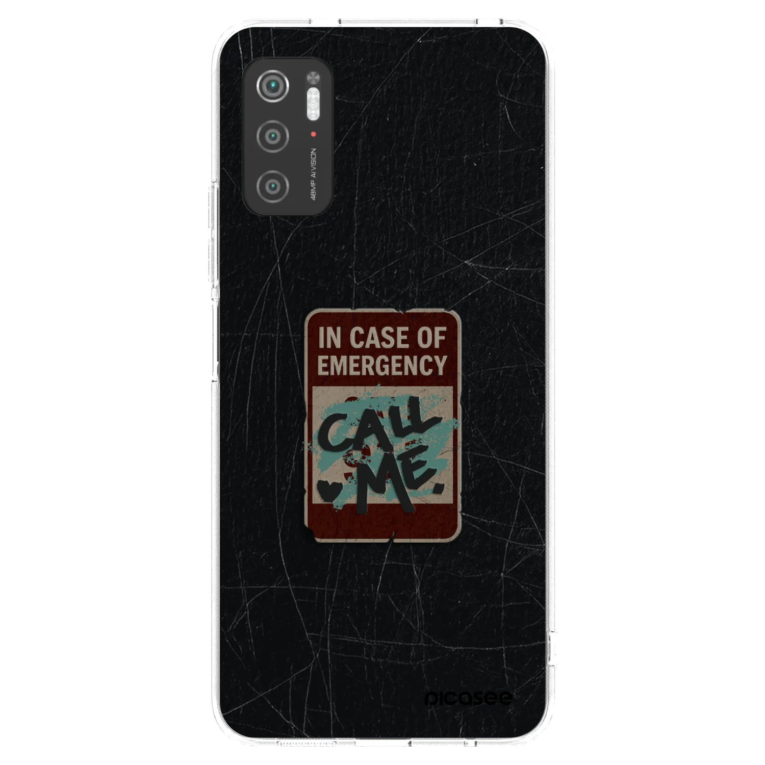 Picasee Xiaomi Poco M3 Pro 5G Hülle - Transparentes Silikon - EMERGENCY