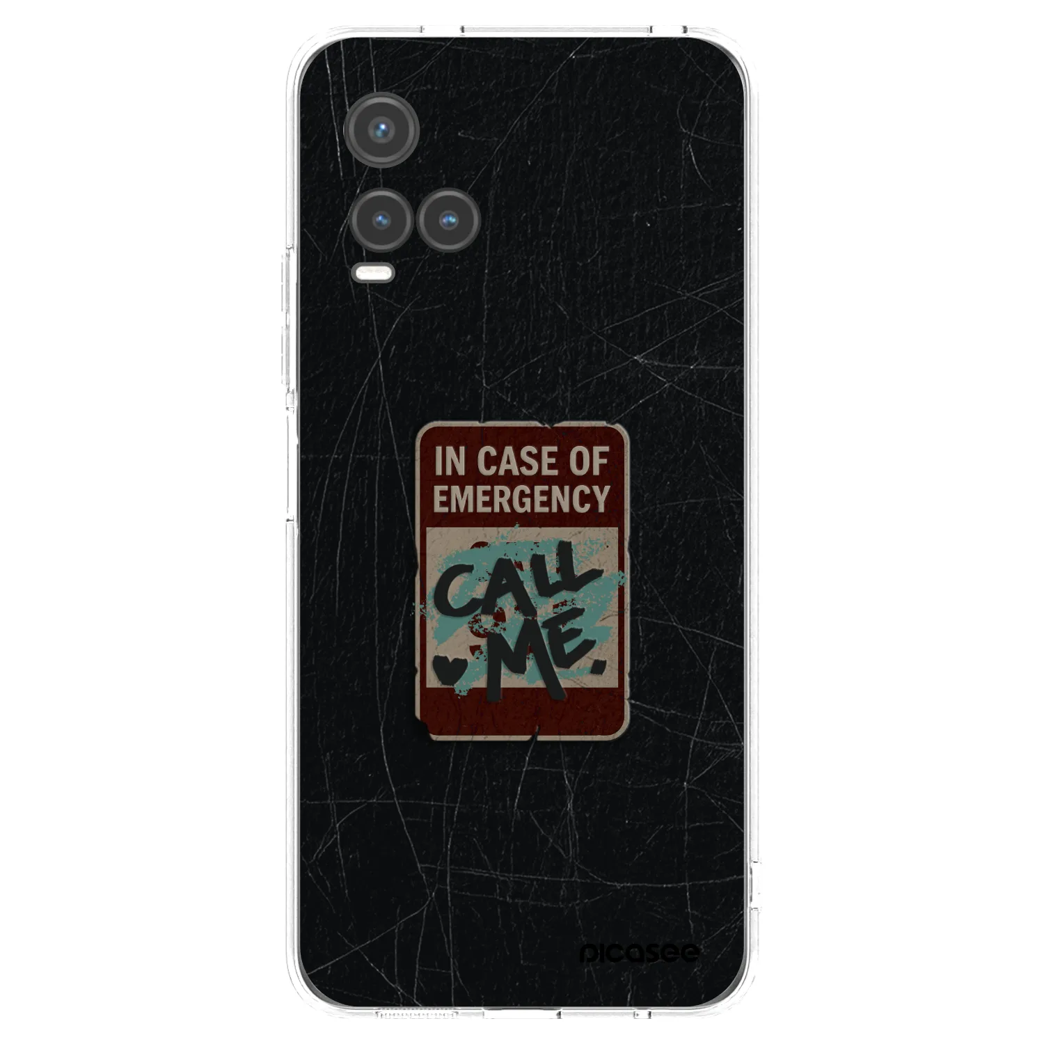 Picasee Vivo Y33s Hülle - Transparentes Silikon - EMERGENCY