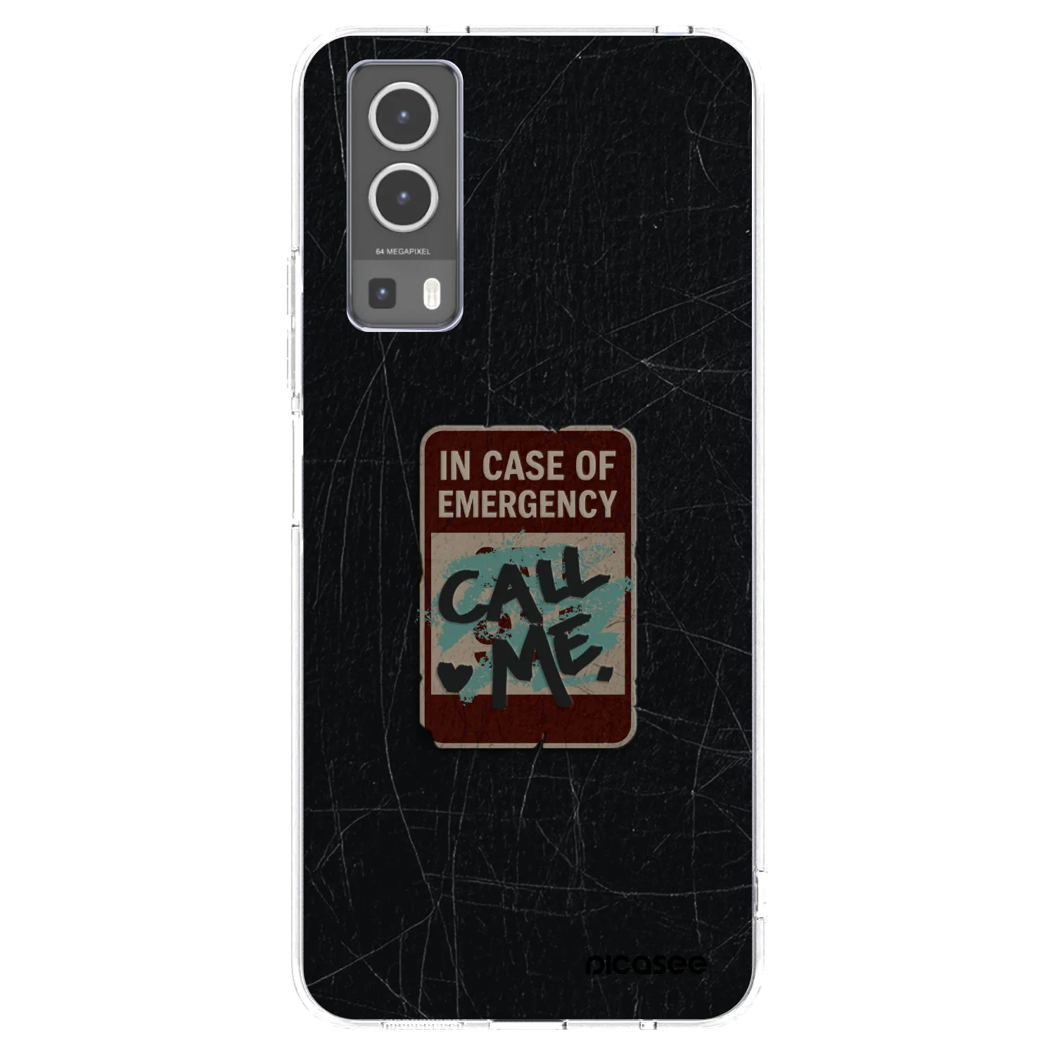 Picasee Vivo Y72 5G Hülle - Transparentes Silikon - EMERGENCY