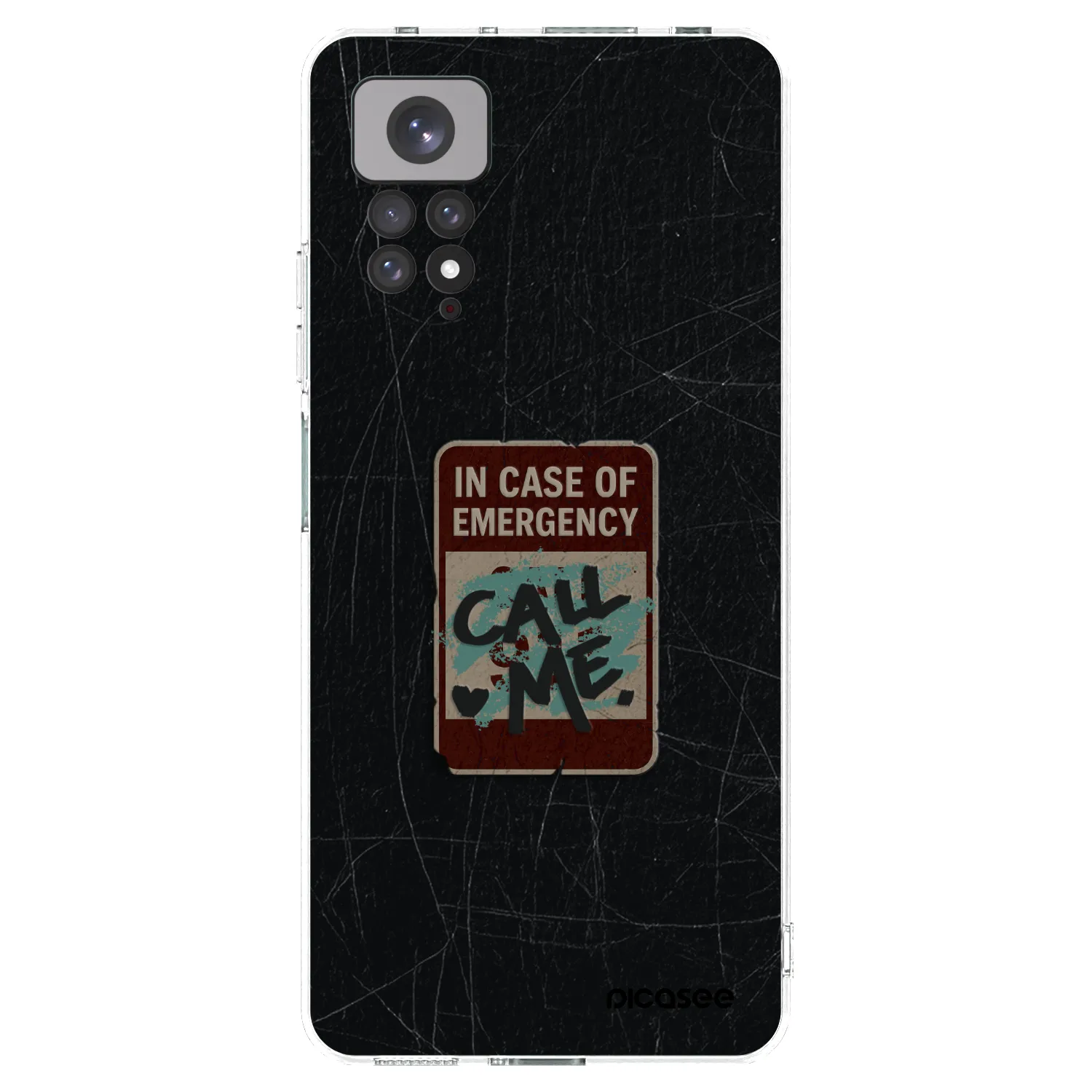 Picasee Xiaomi Redmi Note 11S 4G Hülle - Transparentes Silikon - EMERGENCY